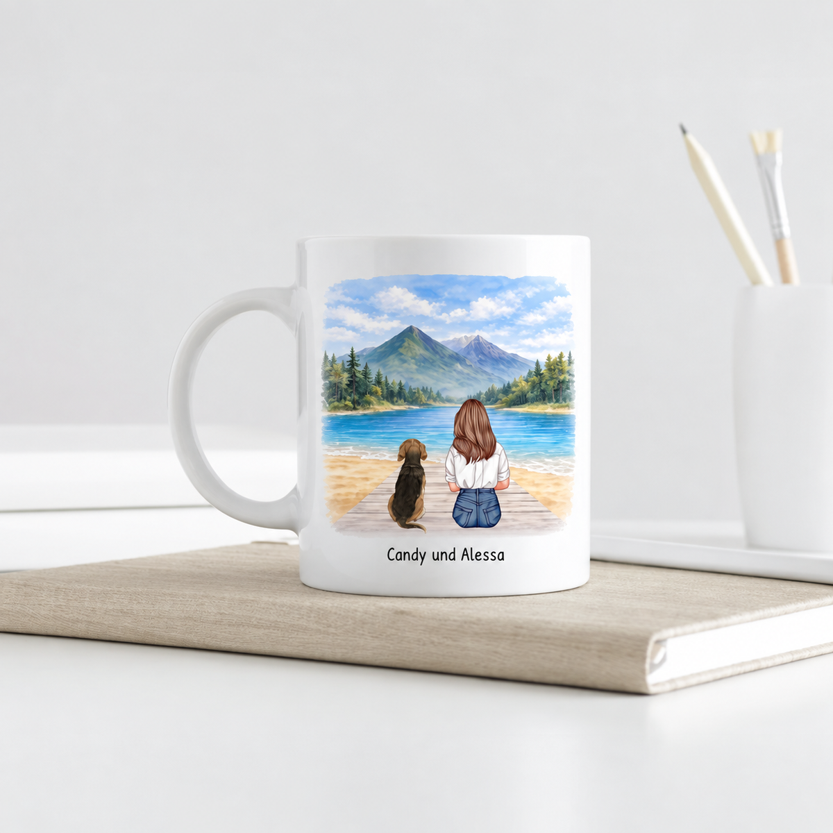 Tazza personalizzata - In viaggio con il mio animale