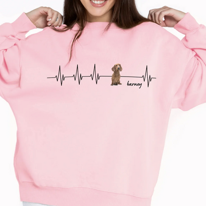 Felpa personalizzata - Battito del cuore