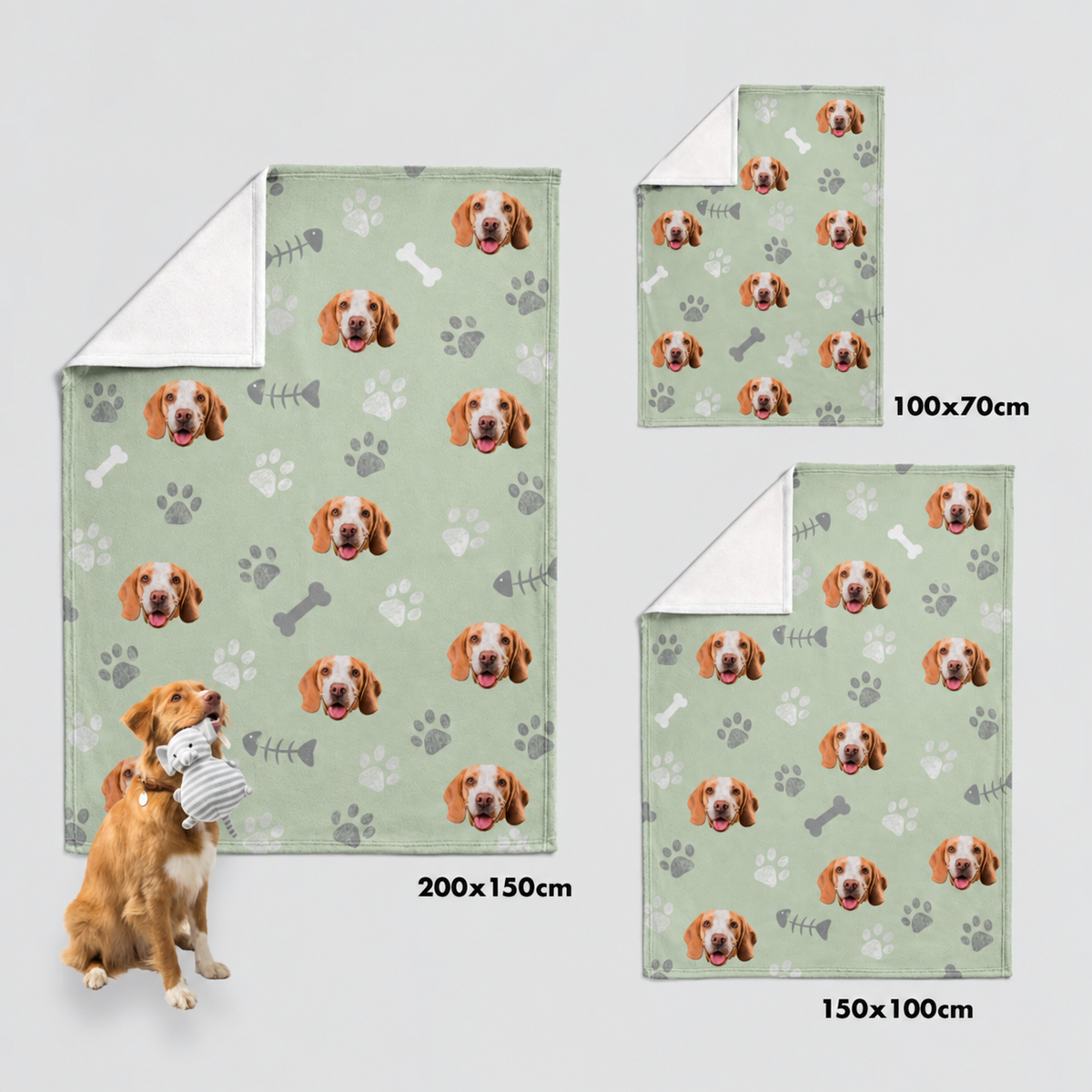 Coperta per animali personalizzata - La tua foto