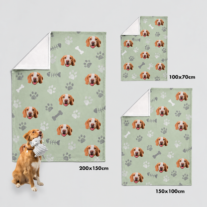 Coperta per animali personalizzata - La tua foto