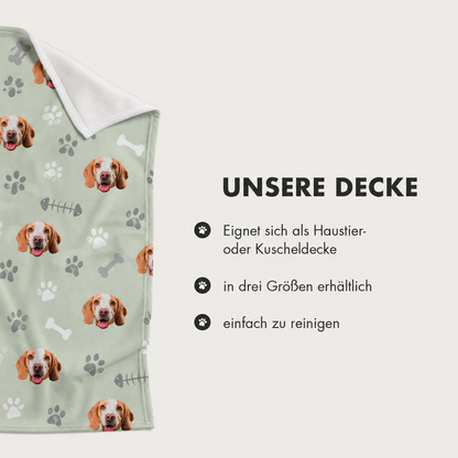 Coperta per animali personalizzata - La tua foto
